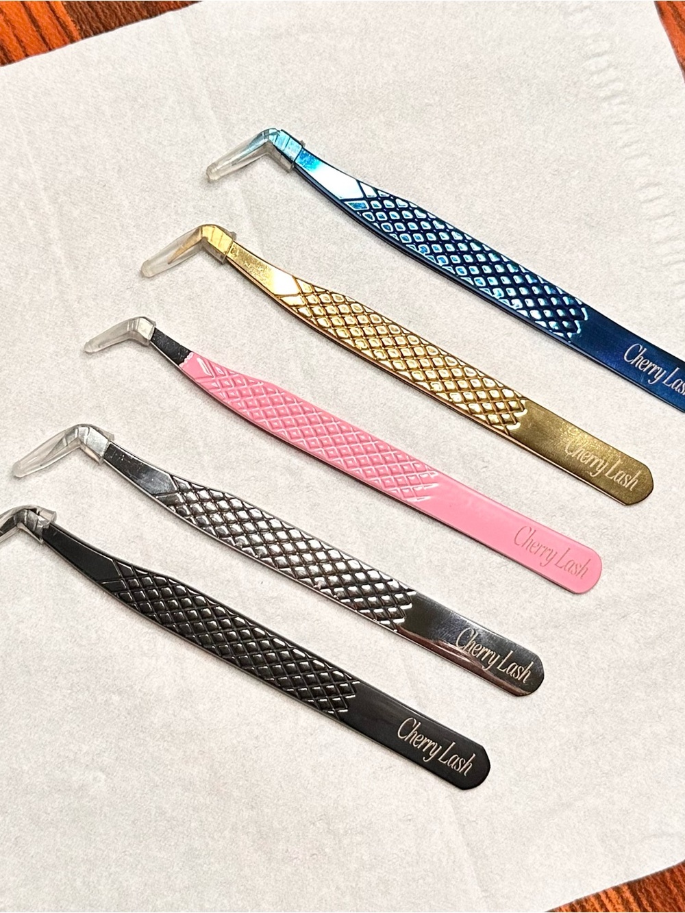 Cherry Lash Grade A Volume Tweezers - Multi Color Set